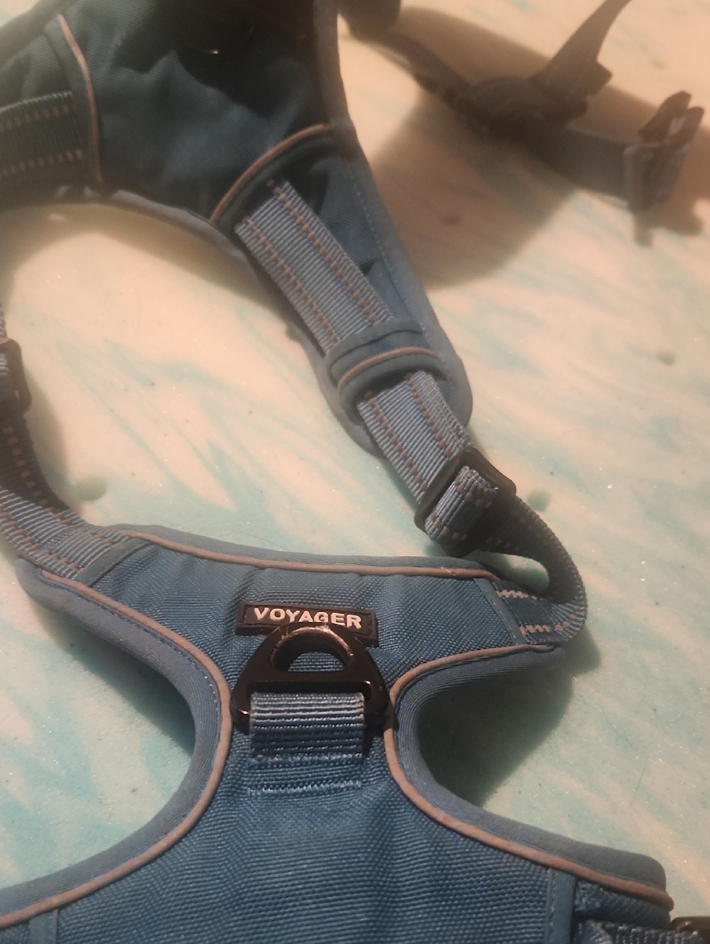 Voyager Blue Pet Harness with Front D-Ring For XL Dog